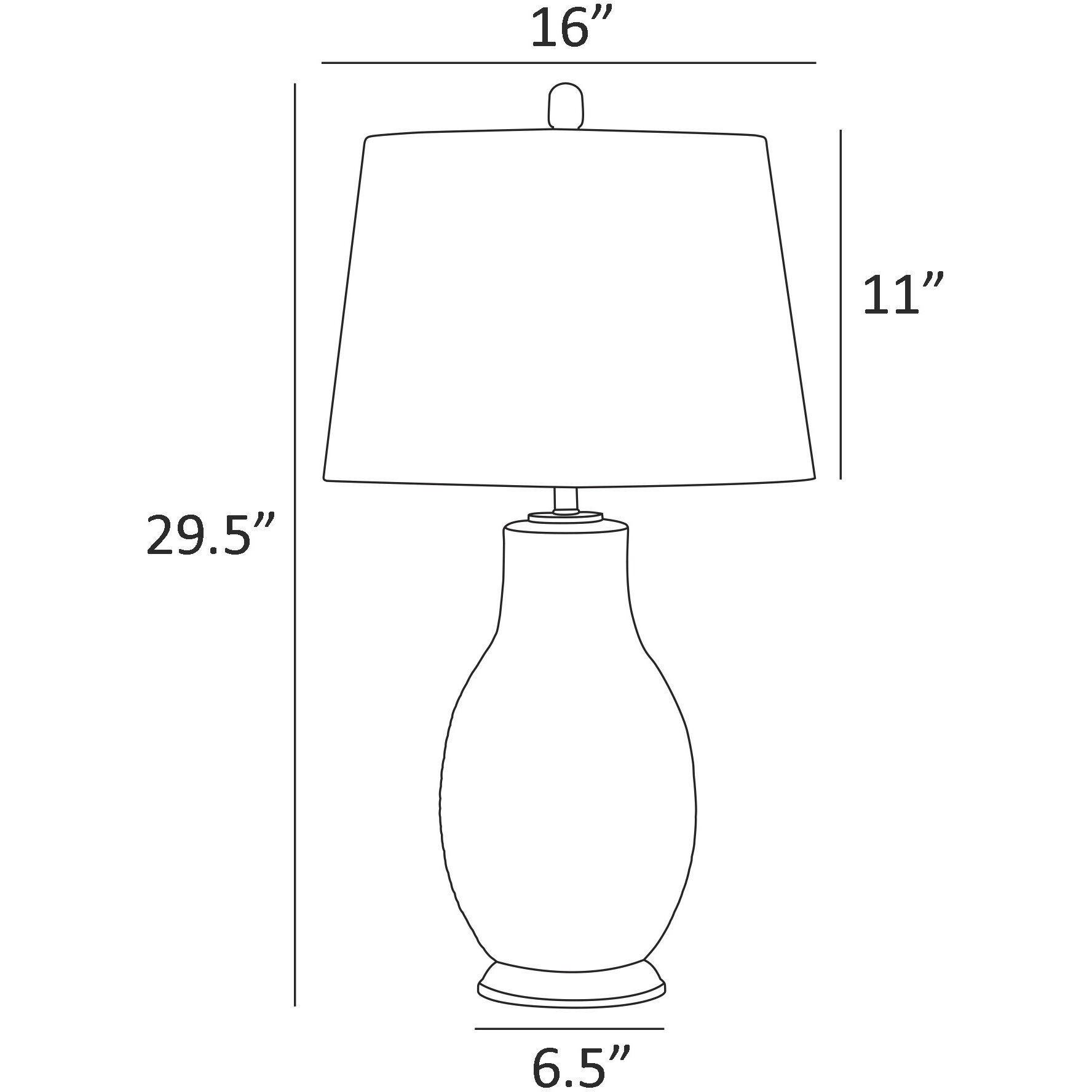 Lucera 29 inch 150.00 watt White Table Lamp Portable Light