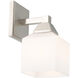 Aragon 1 Light 5 inch Brushed Nickel Wall Sconce Wall Light