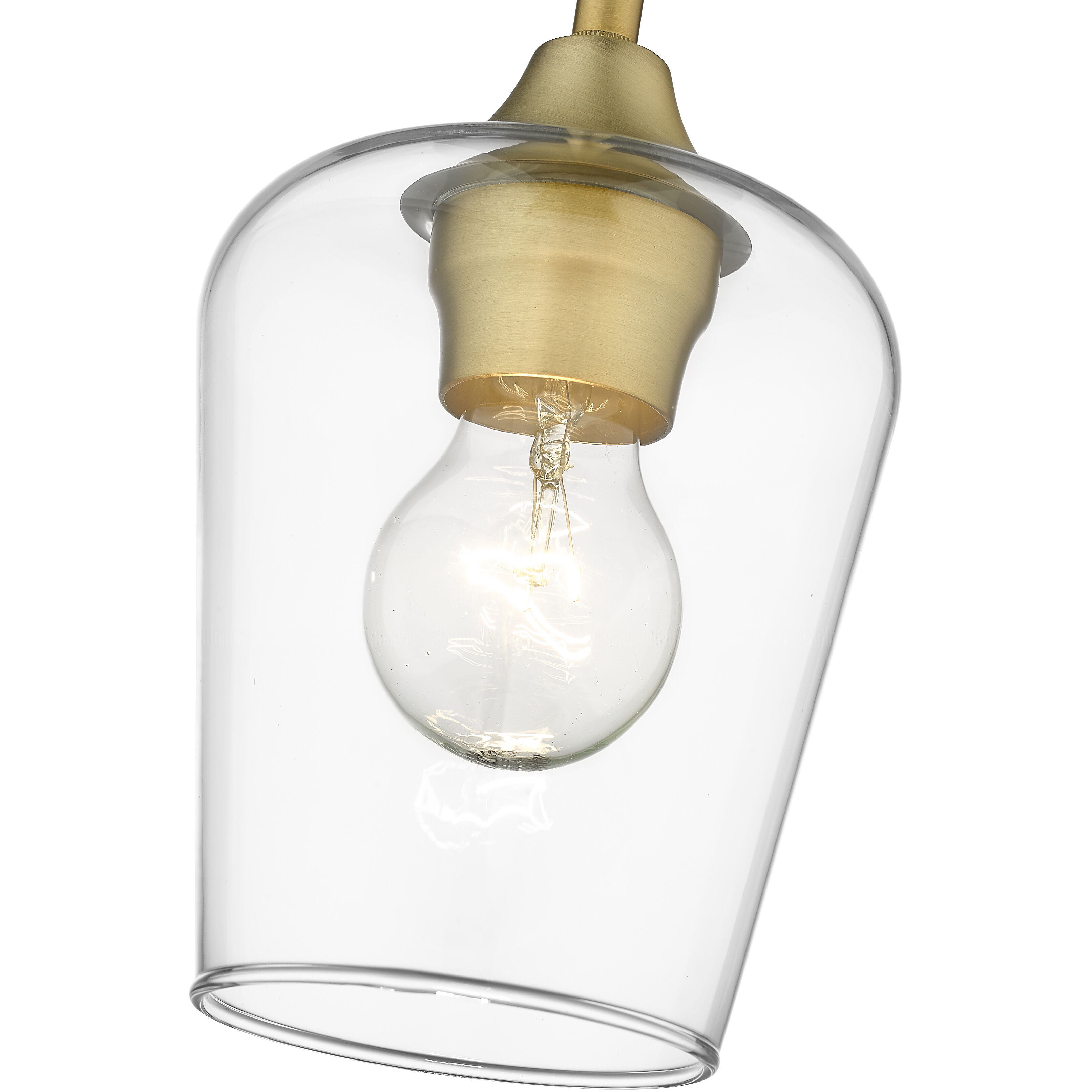 Joliet 1 Light 5.5 inch Olde Brass Pendant Ceiling Light