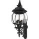 Frontenac 4 Light 29 inch Textured Black Outdoor  Wall Lantern