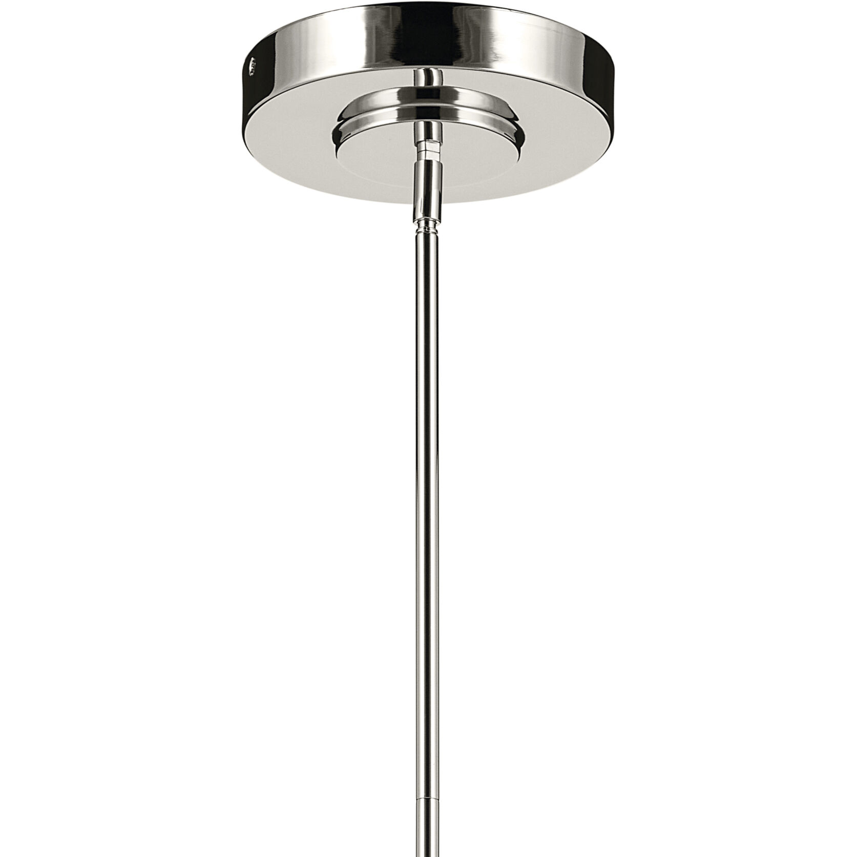 Riven LED 8 inch Polished Nickel Chandelier Linear Ceiling Light