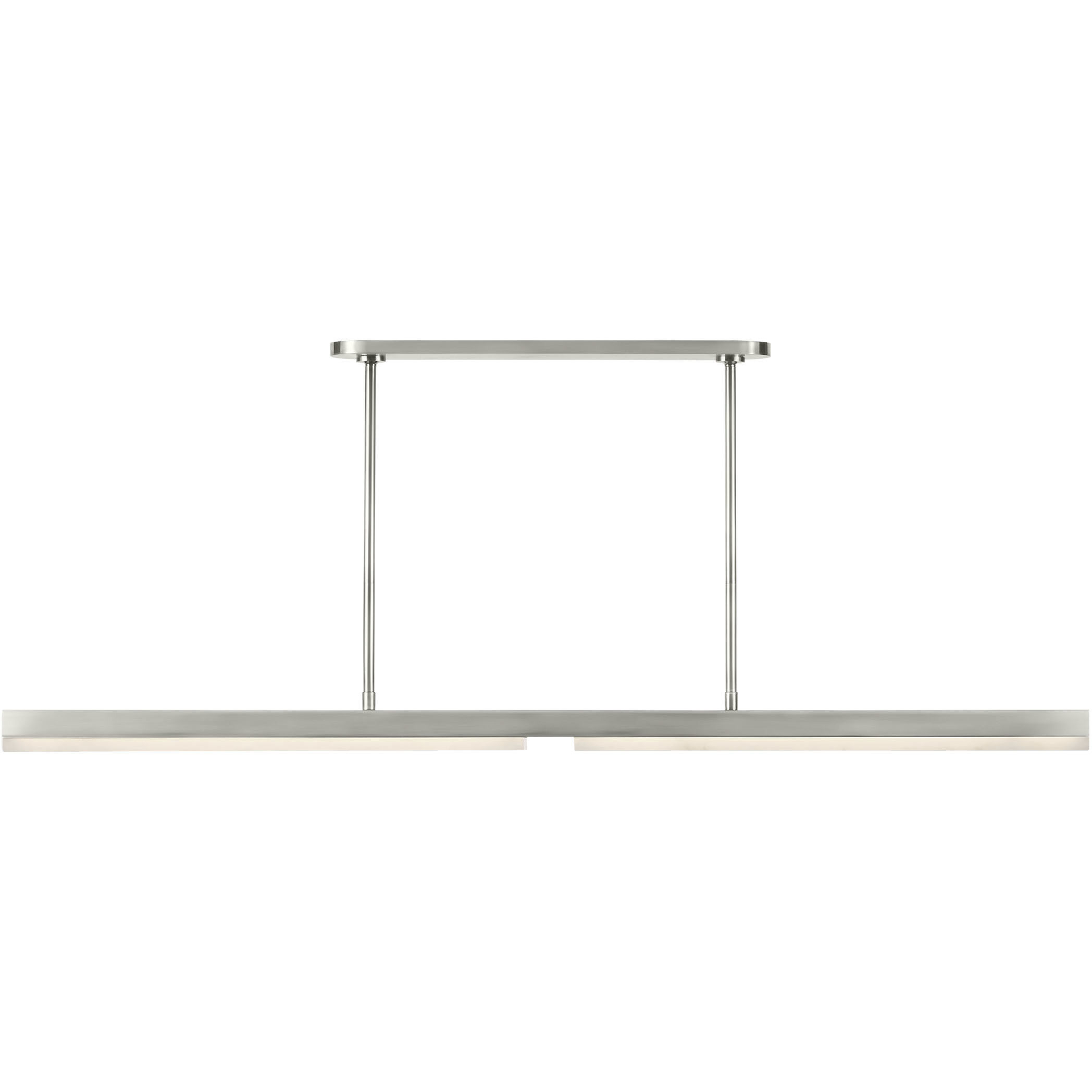 Kelly by Kelly Wearstler Linea Linear Chandelier Ceiling Light in Antique Nickel