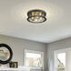 Cape Harbor 4 Light 20 inch Bronze Flush Mount Ceiling Light