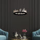 Juliette LED 16 inch Black Up Chandelier Ceiling Light