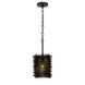 Urchin 1 Light 8 inch Black Mini Pendant Ceiling Light