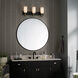 Solia LED 24 inch Champagne Bronze with Black Bathroom Vanity Light Wall Light
