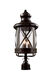 Chandler 3 Light 22 inch Rubbed Oil Bronze Outdoor Postmount Lantern