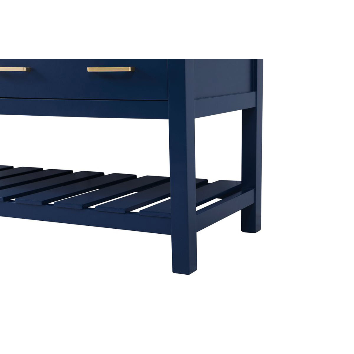 Clement 60 X 22 X 34.13 inch Blue Bathroom Vanity Cabinet