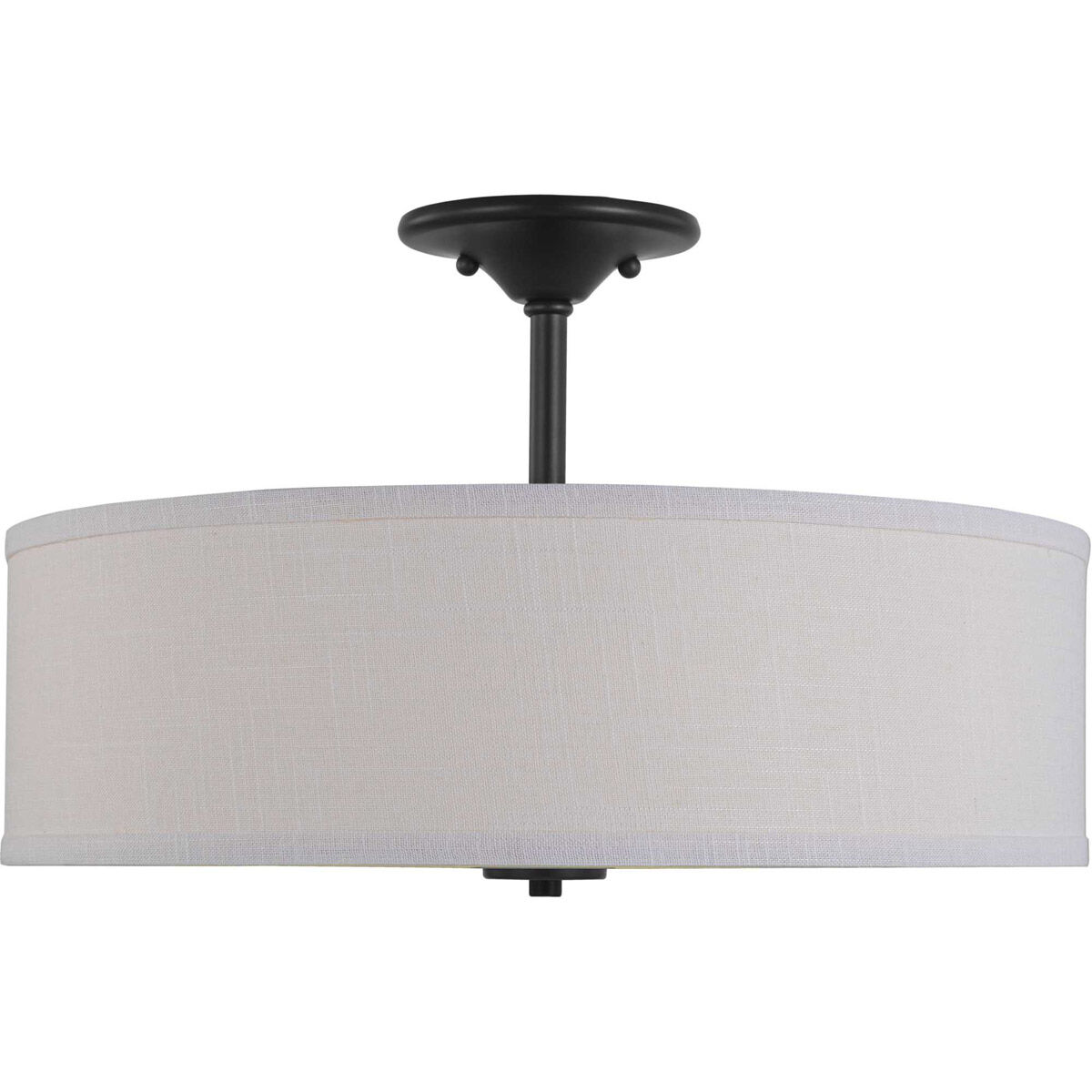 Inspire 3 Light 18 inch Graphite Semi-Flush Mount Ceiling Light