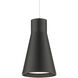 Twist-N-Lite LED 5 inch Black Mini-Pendant Ceiling Light