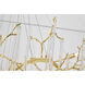 Canada 38 Light 55 inch Gold Chandelier Ceiling Light