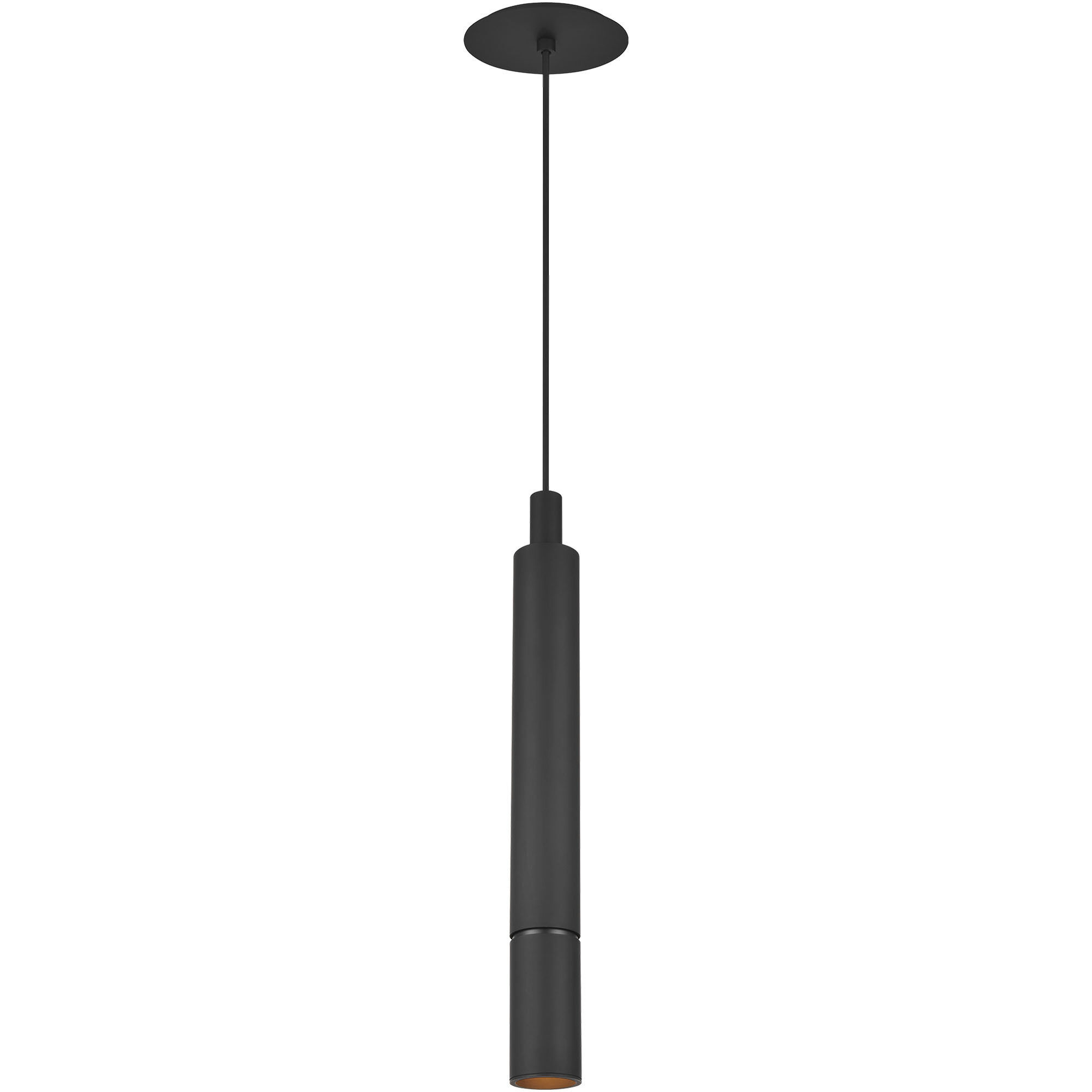 Mick De Giulio Sottile LED Nightshade Black Pendant Ceiling Light, Integrated LED