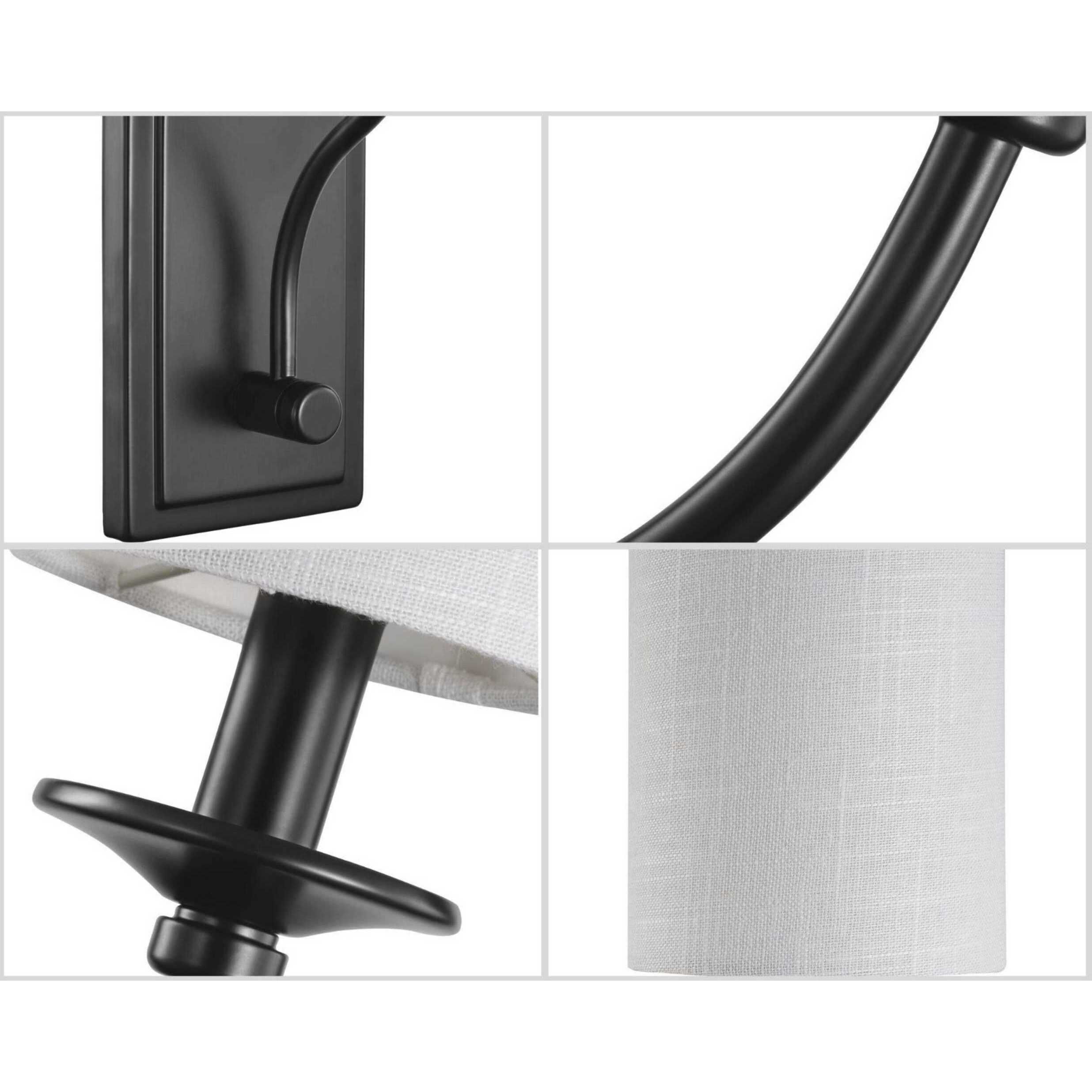 Bonita 1 Light 5 inch Matte Black Wall Sconce Wall Light, Design Series