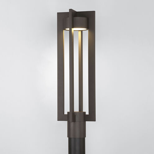 Chamber LED 20 inch Bronze Post Light, dweLED