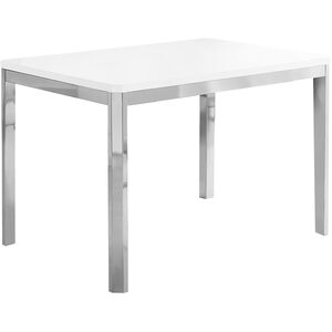 Cumru 48 X 32 inch White Dining Table