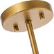 Ryland 1 Light 16 inch Brass Pendant Ceiling Light