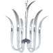 Cisne 6 Light 25.38 inch Polished Nickel Pendant Ceiling Light