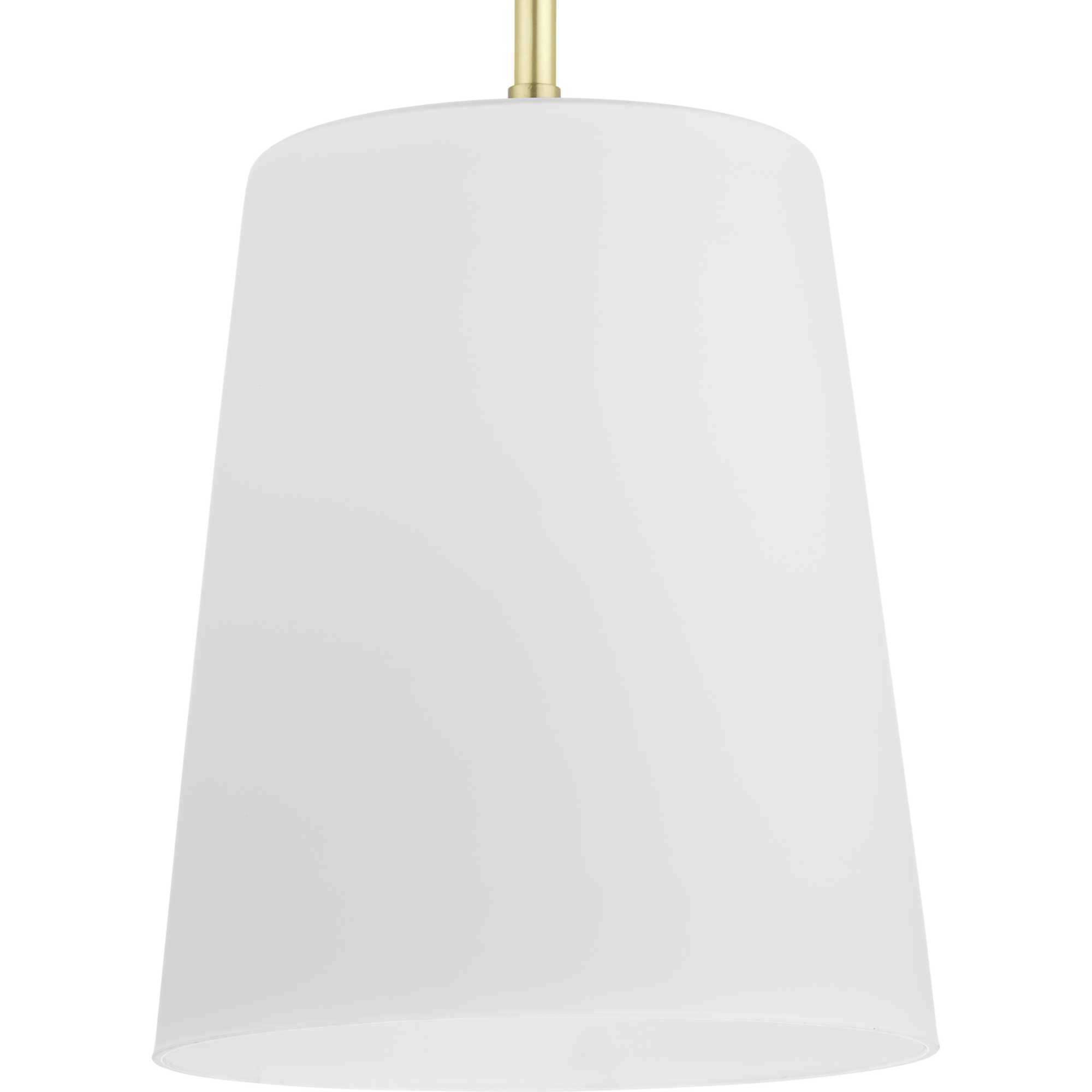 Clarion 1 Light 9 inch Satin Brass Pendant Ceiling Light