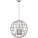 Terra 5 Light 19 inch Polished Nickel Pendant Ceiling Light