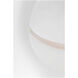 kate spade new york Axel 7 inch Matte White Sconce Wall Light