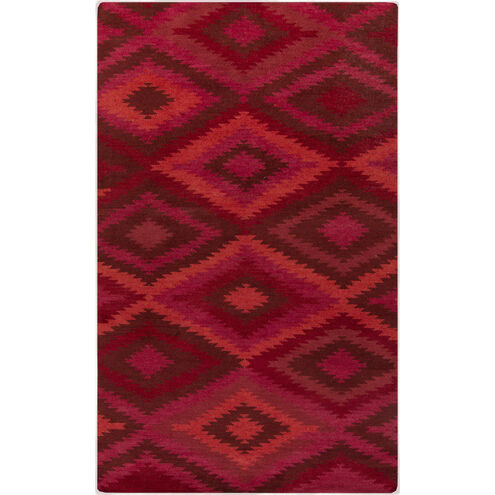 Mesa 132 X 96 inch Dark Red, Rose, Bright Orange, Bright Pink Rug