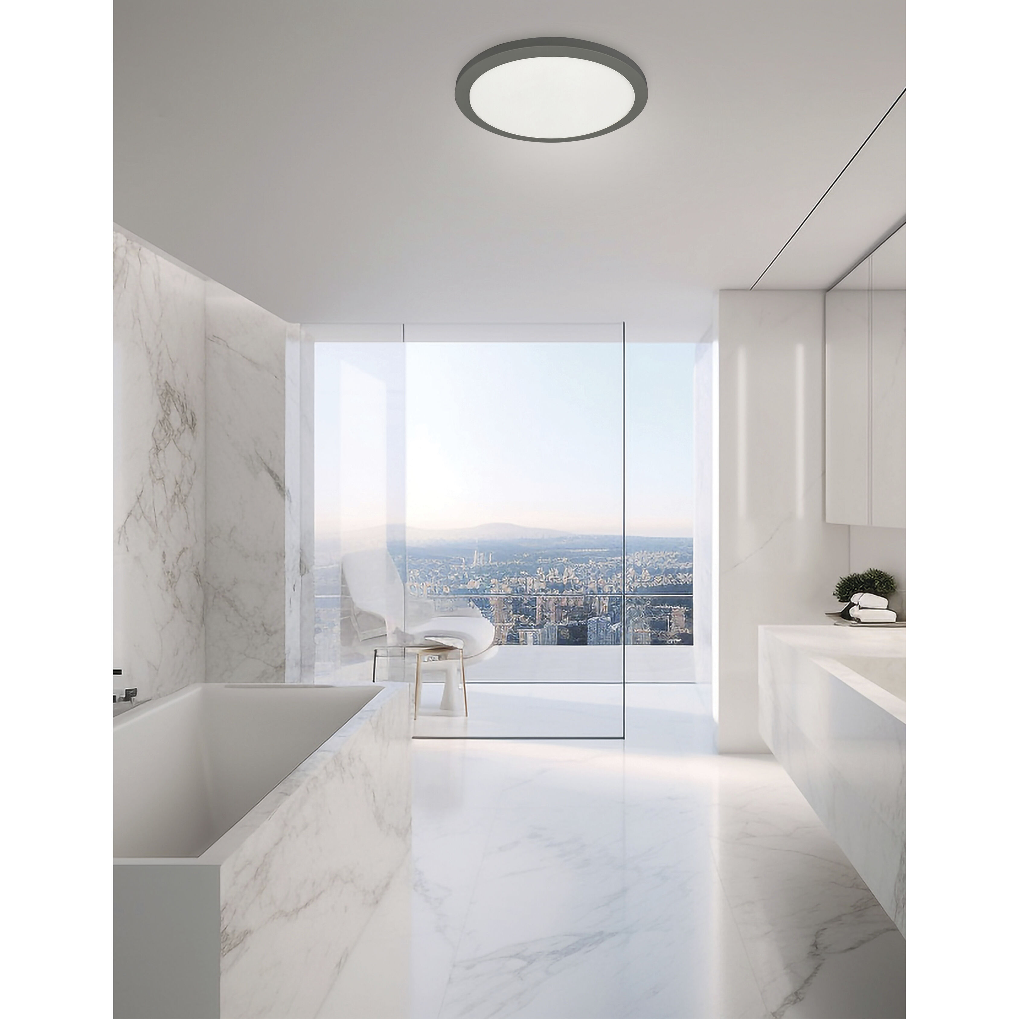 Franchesa LED 12 inch Matte Black Flush Mount Ceiling Light