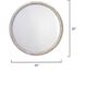 Audrey Beaded 30 X 30 inch White Wood Mirror