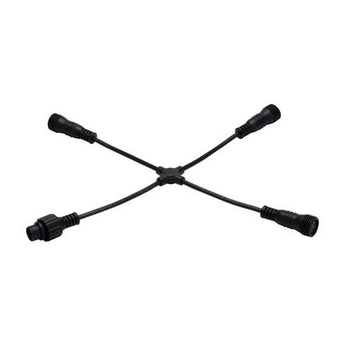 Tyler 0.75 inch Black Outdoor LED Strip Lighting, Outdoor Strip Light 12V Accessories, WAC Landscape
