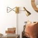 Lenz 1 Light 6 inch Antique Brass Wall Sconce Wall Light
