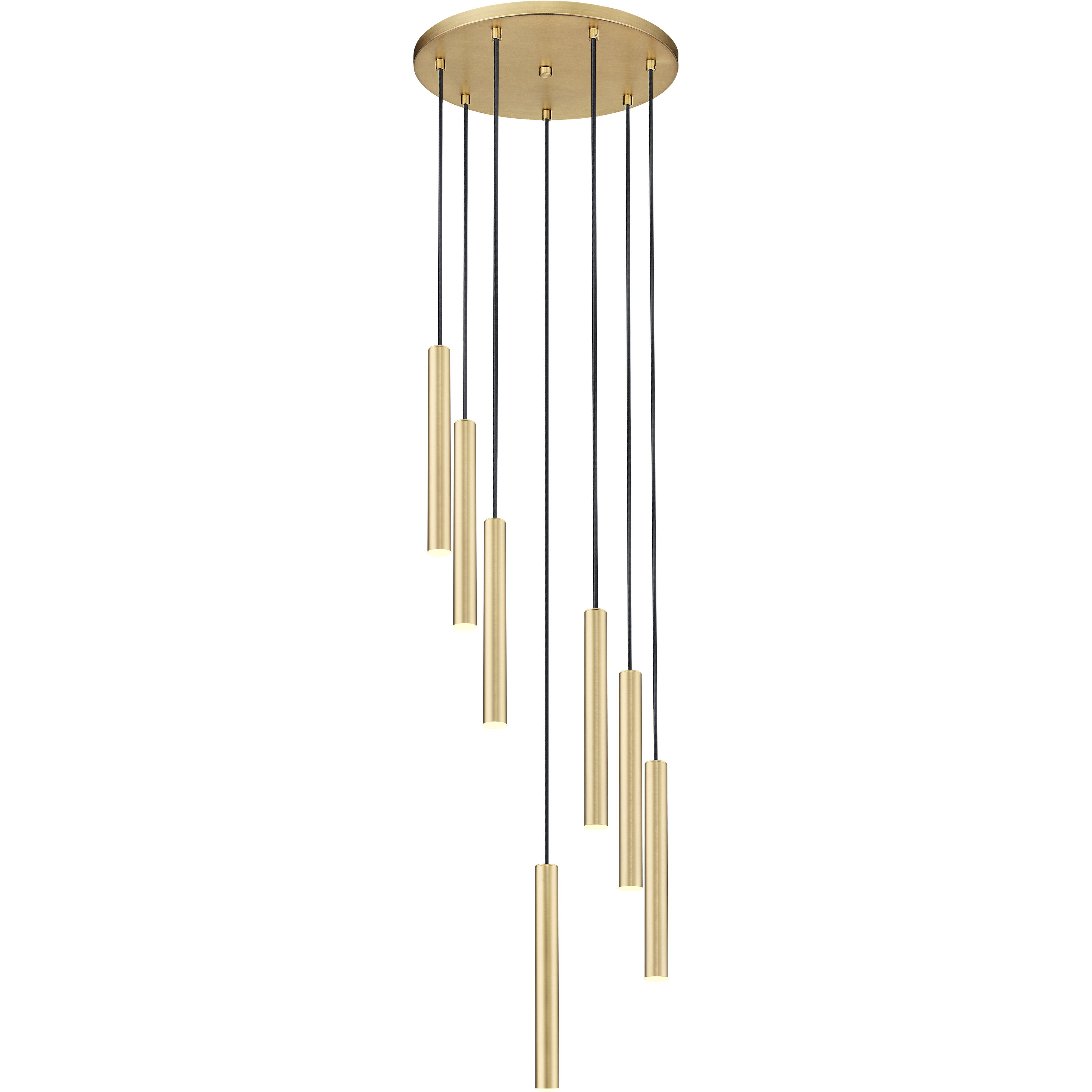 Forest LED 18 inch Modern Gold Chandelier Ceiling Light