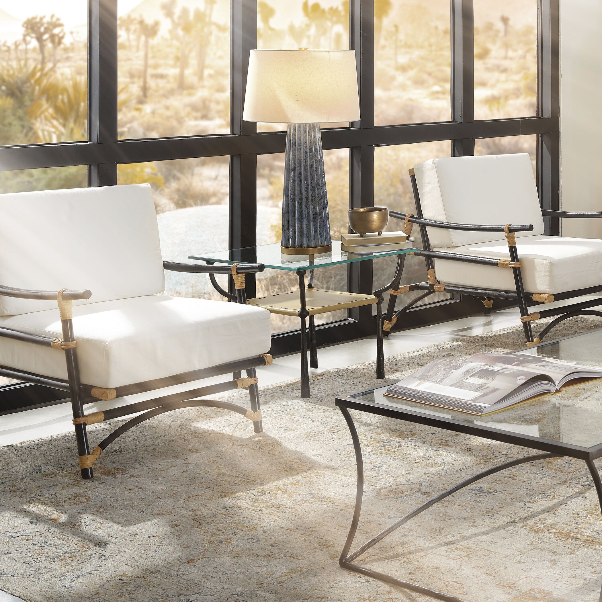 Pleated 32.25 inch 150.00 watt Cornflower Blue Table Lamp Portable Light