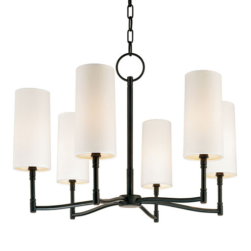 Dillon 6 Light 25 inch Old Bronze Chandelier Ceiling Light