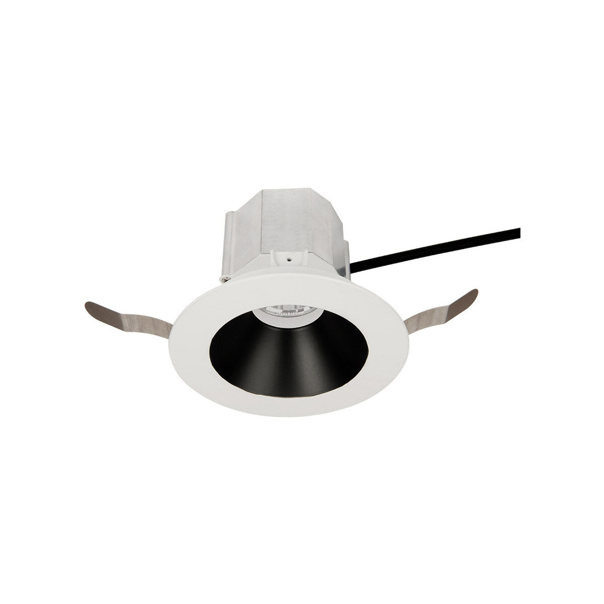Aether Brushed Nickel Recessed Downlight in 85, 2700K
