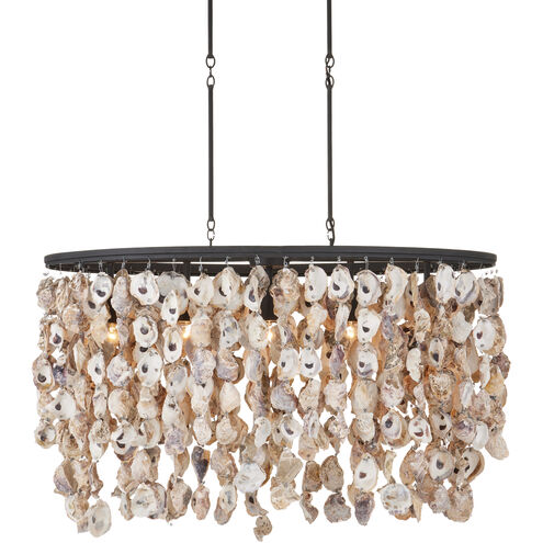 Stillwater 5 Light 36 inch Natural/Blacksmith Chandelier Ceiling Light