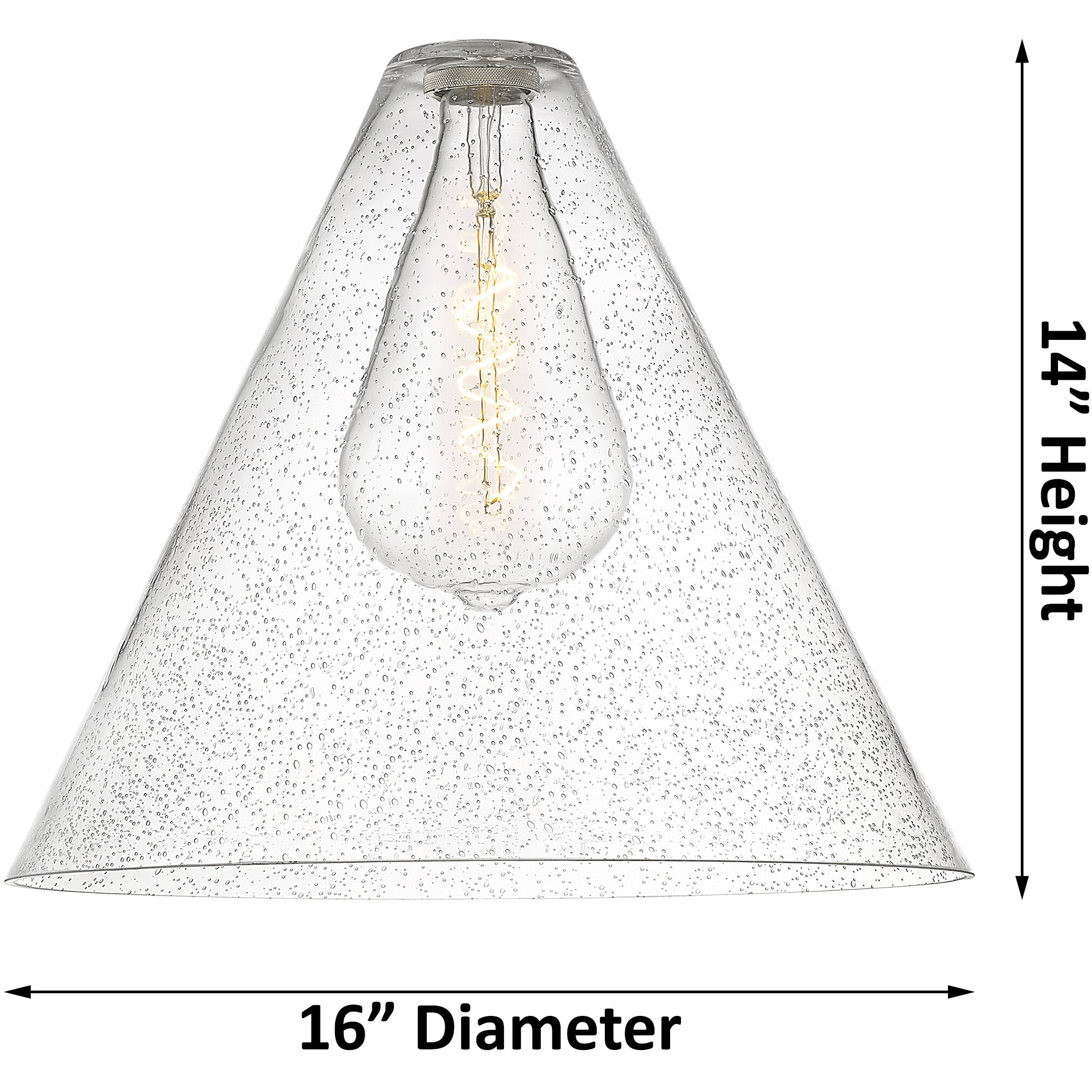 Crown Point 1 Light 16 inch Satin Nickel Flush Mount Ceiling Light in Seedy Glass
