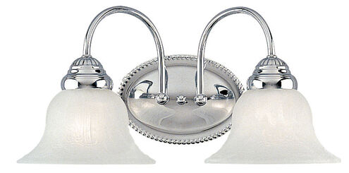 Edgemont 2 Light 17 inch Polished Chrome Bath Vanity Wall Light