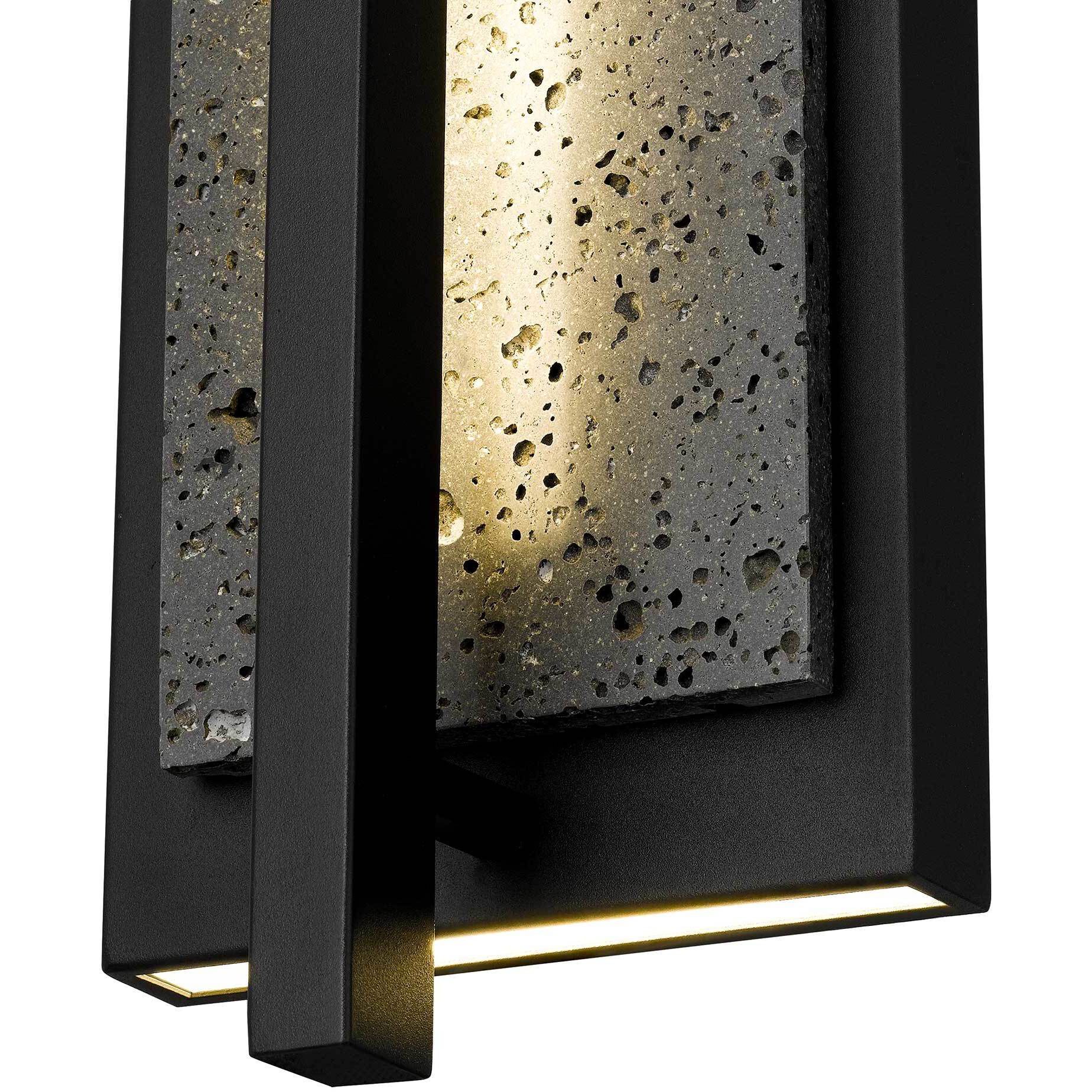 Dakota LED 32 inch Sand Black Outdoor Wall Sconce