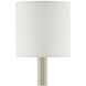 Grasscloth Off-White 5 inch Drum Chandelier Shade