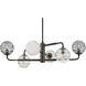 Oberon 6 Light 36.5 inch Black Oxide Chandelier Ceiling Light
