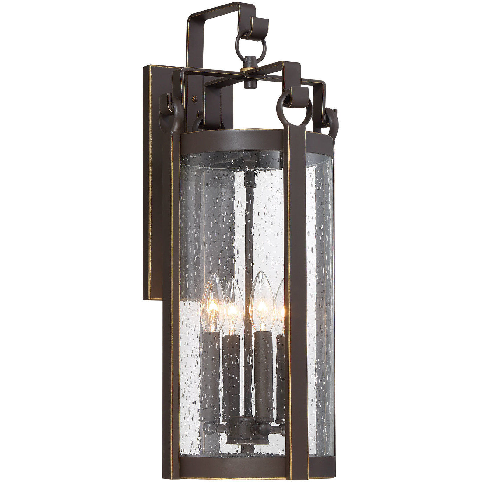 Somerset Lane 4 Light 25 inch Dakota Bronze Outdoor Wall Mount, Great Outdoors