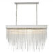 Waterfall 17 Light 15 inch Polished Nickel Chandelier Ceiling Light