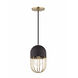 Haley 1 Light 6 inch Aged Brass Pendant Ceiling Light