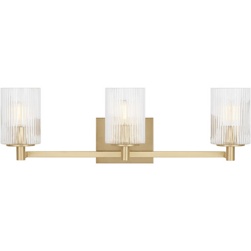 Lando 3 Light 24.63 inch Satin Bronze Wall Bath Fixture Wall Light
