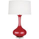Pike 32.75 inch 150.00 watt Ruby Red Table Lamp Portable Light in Lucite
