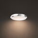 Grommet 1 Light 16 inch Polished Nickel Flush Mount Ceiling Light in 3500K, 16in.