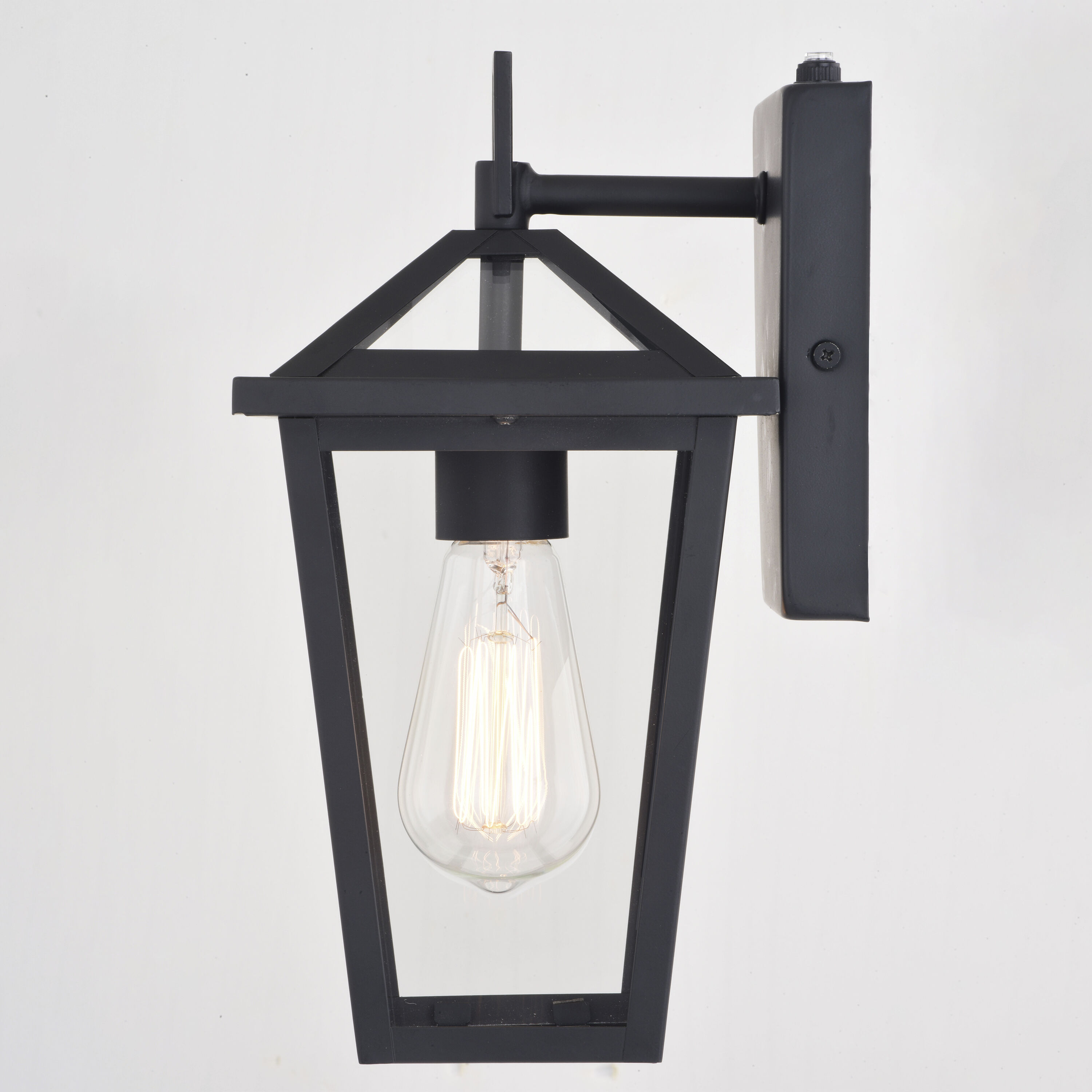 Derby LED 11.25 inch Matte Black Outdoor Wall