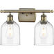Ballston Bella 2 Light 15.5 inch Antique Brass Bath Vanity Light Wall Light