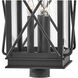 Montecito 3 Light 20.5 inch Museum Black Outdoor Post Mount Lantern
