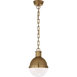Thomas O'Brien Hicks 1 Light 8.5 inch Hand-Rubbed Antique Brass Pendant Ceiling Light, Small