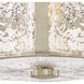 Florian 4 Light 14.25 inch Glacial Semi-flush Mount Ceiling Light
